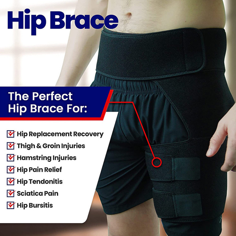 1 PCS Groin Hip Brace Sciatica Support Wrap Hamstring Compression