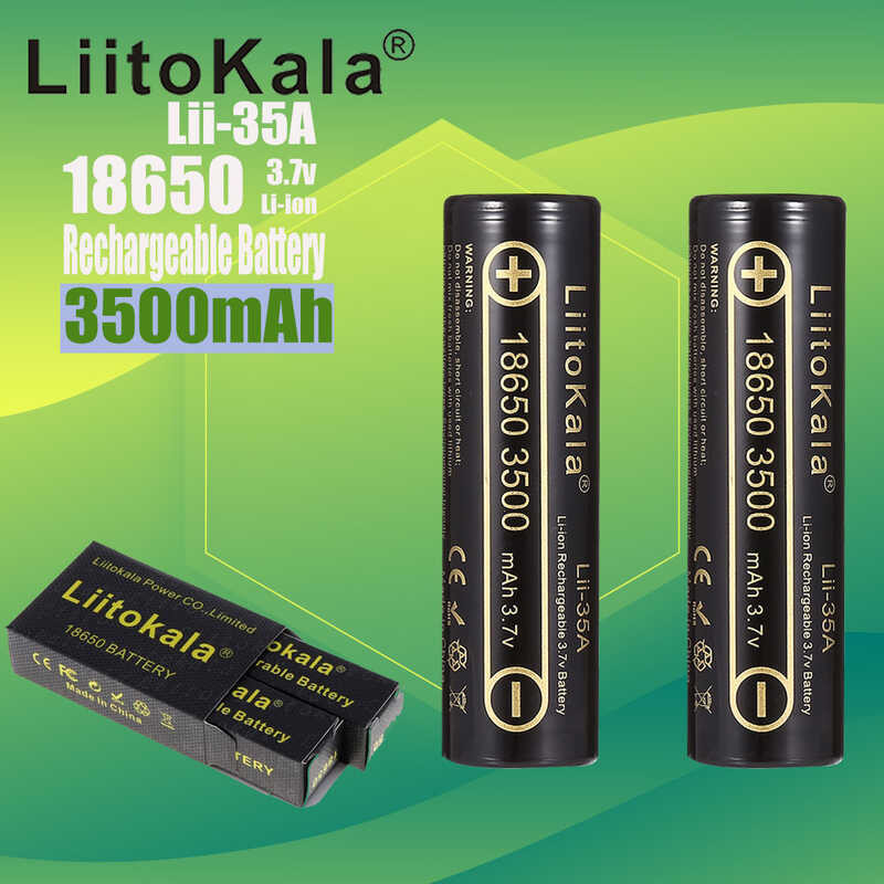 Liitokala A Ed Lii A Li Ion V Mah Rechargeable Li