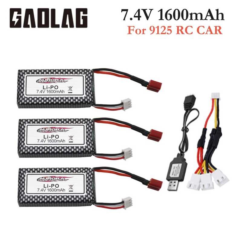 1600Mah 7 Lipo Battery XINLEHONG 144001 RC Toys Car Spare Parts 2S 7 4V