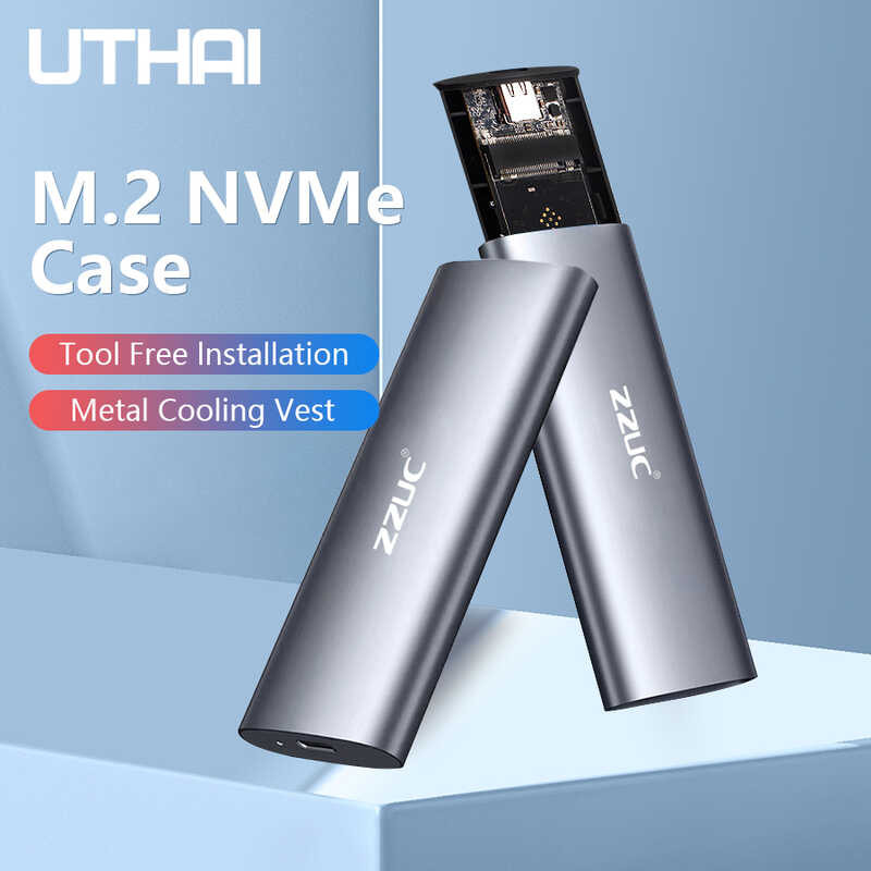 M Uthai Hard Box Dual Protocol Nvme Ngff Sata Type C Disk Tool