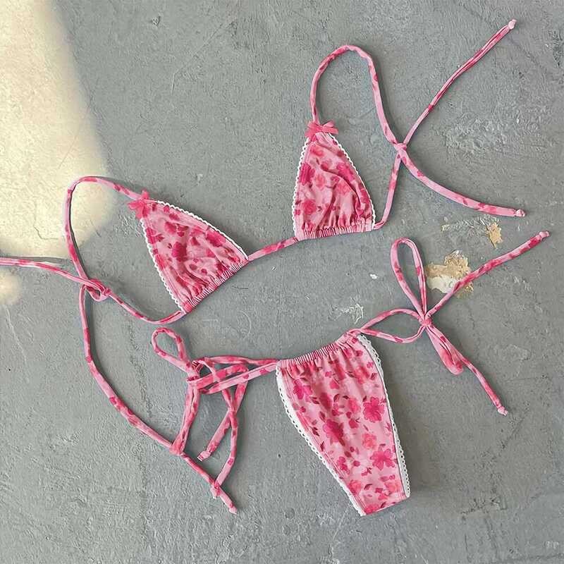Bikini Micro Push Up Women Swimsuits 2024 Sexy Female Swimwear