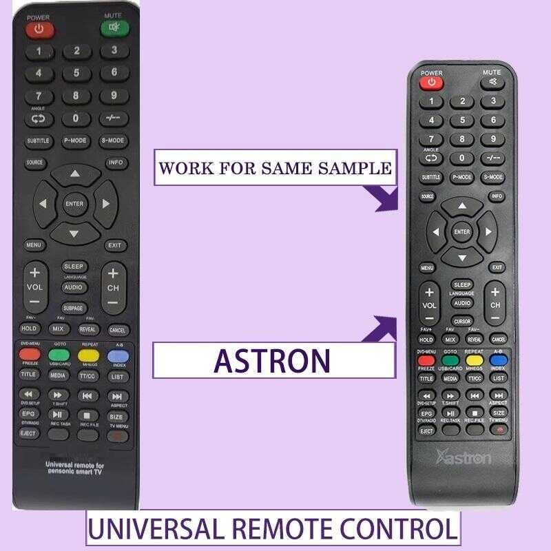 Gdlite Universal Remote Control Para Astron Pensonic Smart Tv Remote