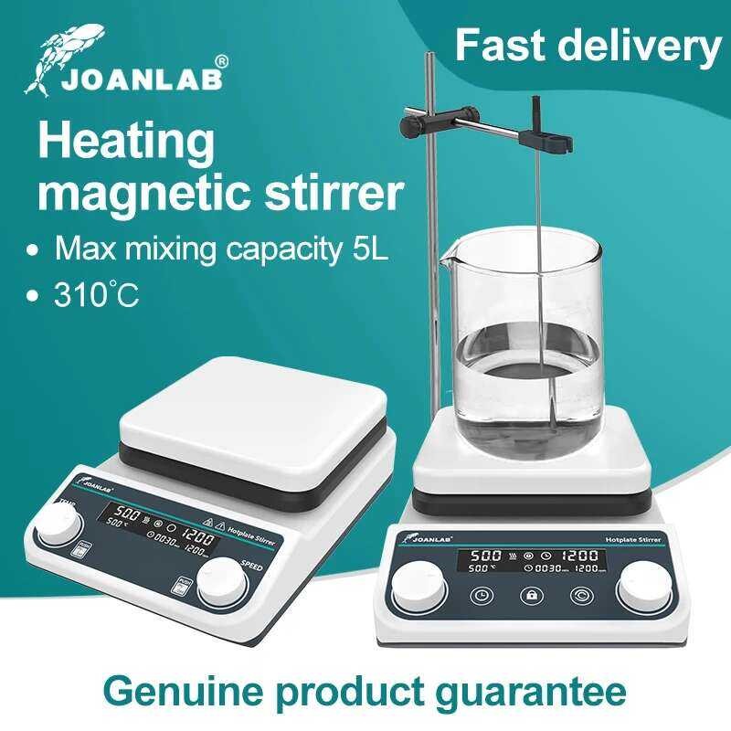 Y JOANLAB 5L Stirrer Hot Plate Digital Display Heating Thermostatic
