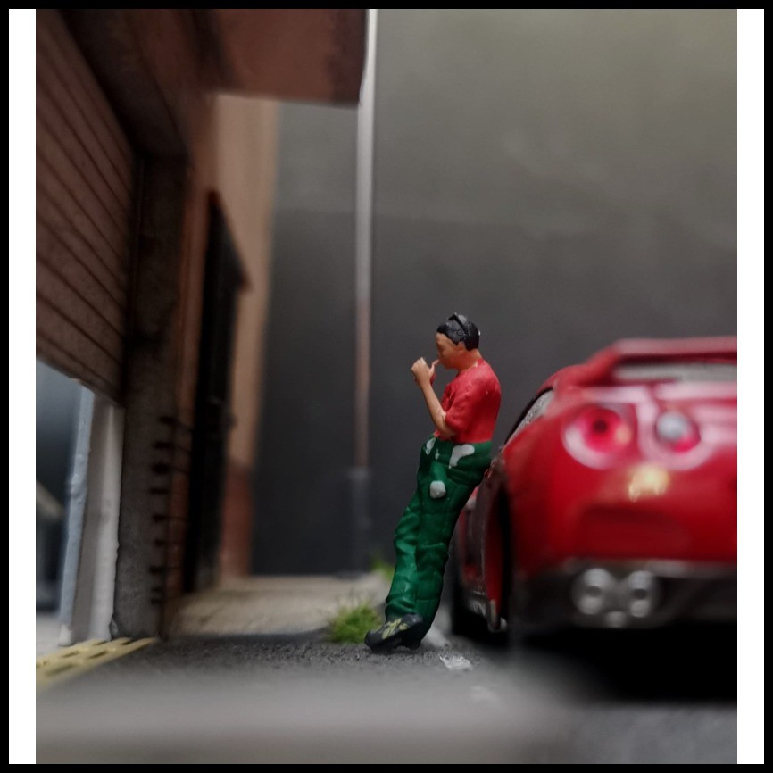 Figure 1 64 DK Keiichi Tsuchiya Diorama Mockup Hot Wheels Drift King