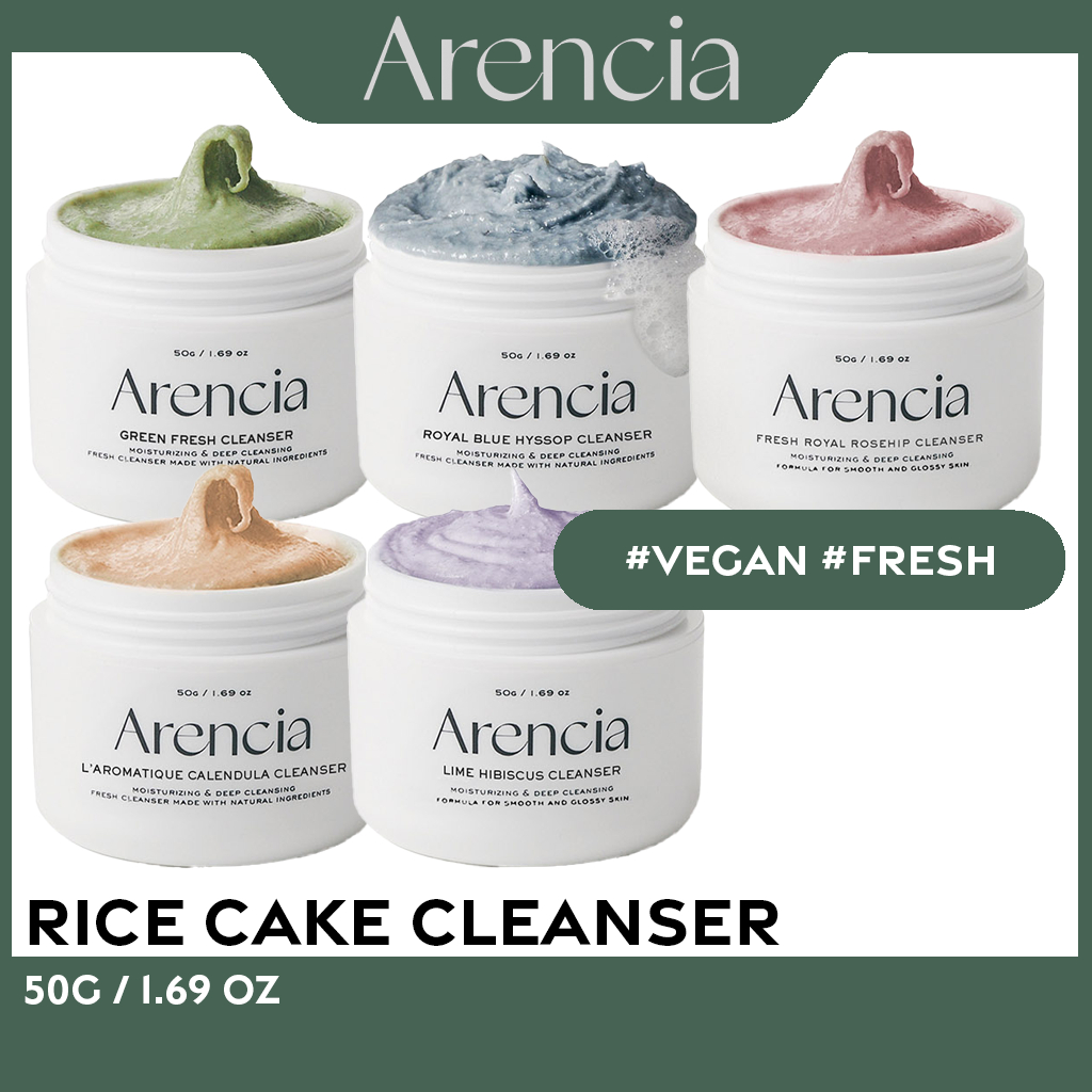 Arencia Rice Cake Cleanser G Fresh Green Royal Blue Hyssop Royal