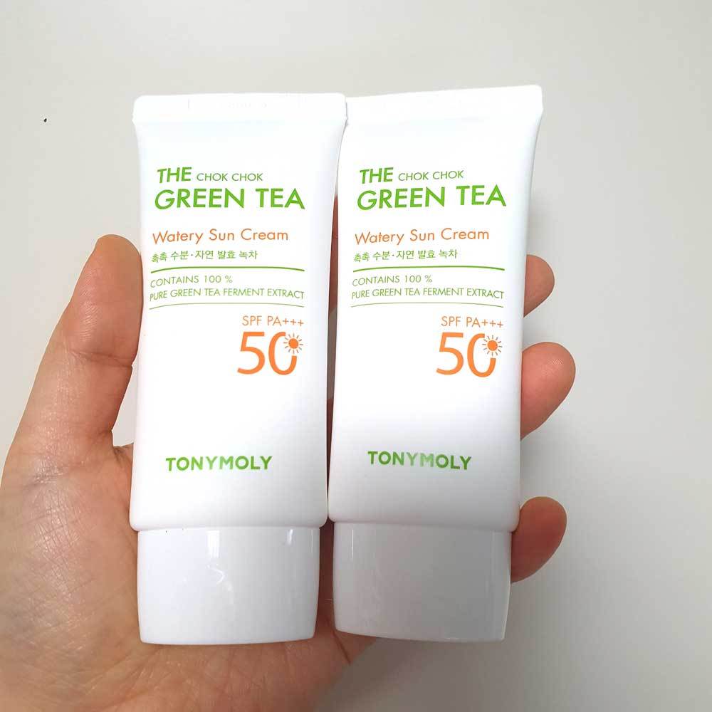 Tonymoly The Chok Chok Green Tea Watery Sun Cream Spf Pa Ml