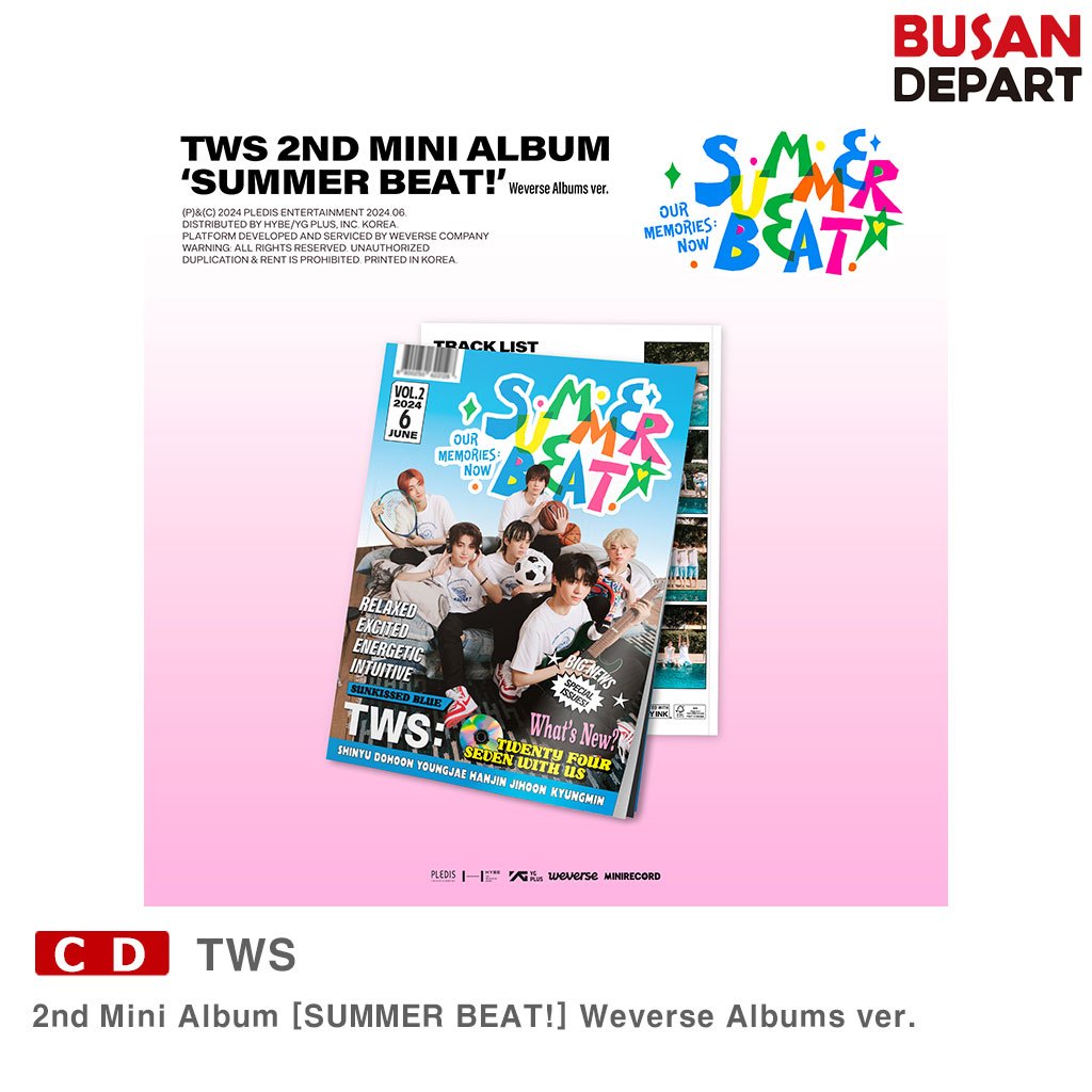 Tws Nd Mini Album Summer Beat Weverse Albums Ver Shopee Philippines