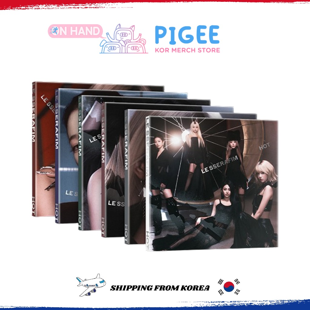 LE SSERAFIM HOT 5TH MINI ALBUM COMPACT Ver 6SET Shopee