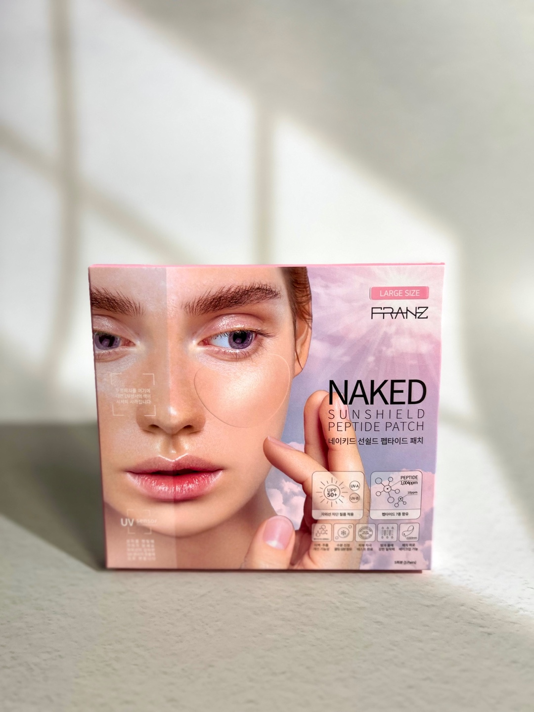 FRANZ Naked SunShield Peptide Patch 5Pack 2Type R L Size Shopee