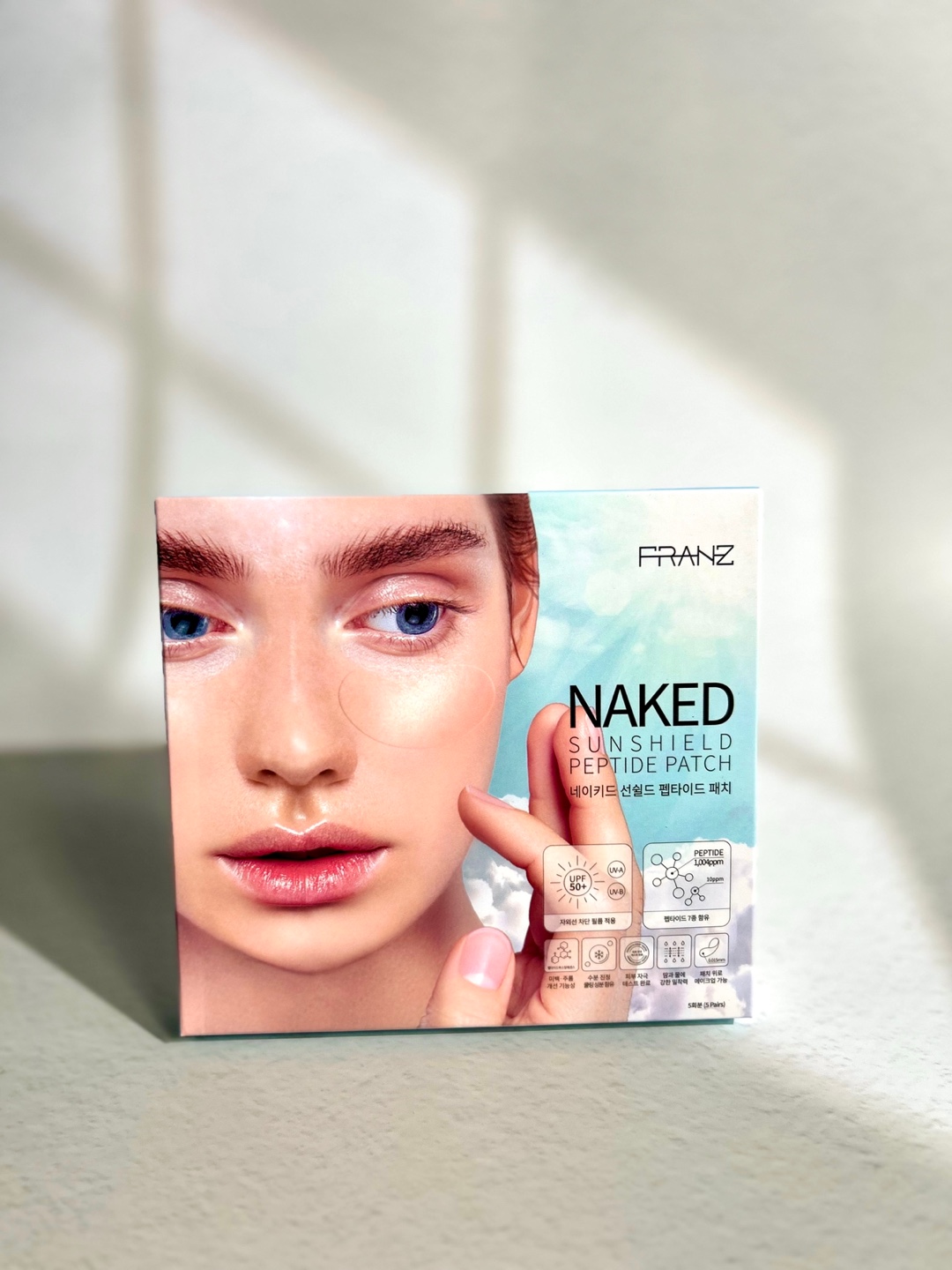 FRANZ Naked SunShield Peptide Patch 5Pack 2Type R L Size Shopee