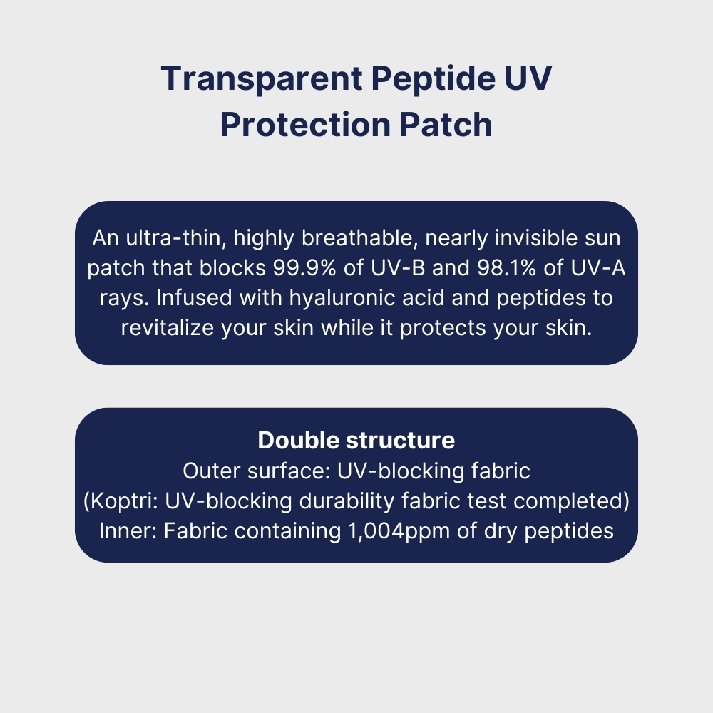 FRANZ Naked Sunshield Peptide Patch 5 Pairs For Skincare And Sun