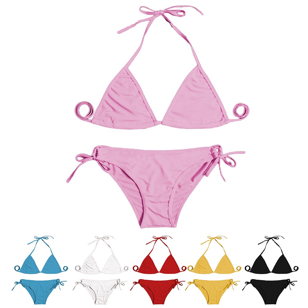 HOT Women Thong Bikini Set Sexy Swimsuit Bandage Style Brazilian