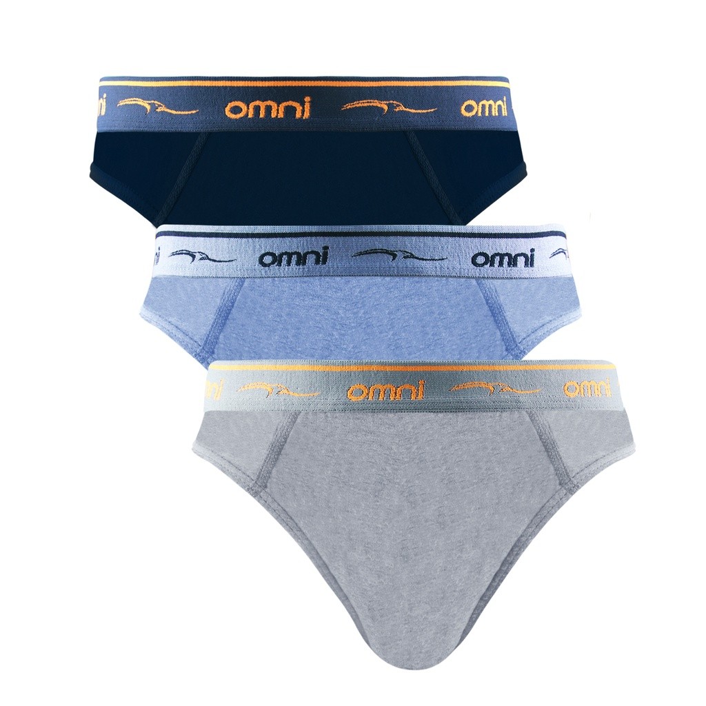 OMNI By SO EN Men S 3in1 Kansan Cotton Bikini Brief Shopee Philippines