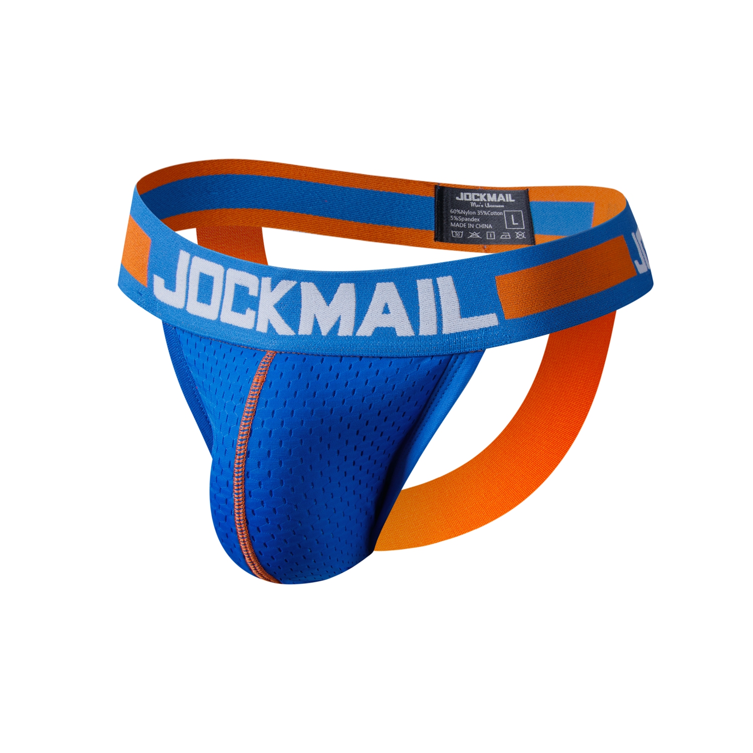 Jockmail Brand Mens Underwear Jockstraps Mesh Breathable Sexy Gay Penis