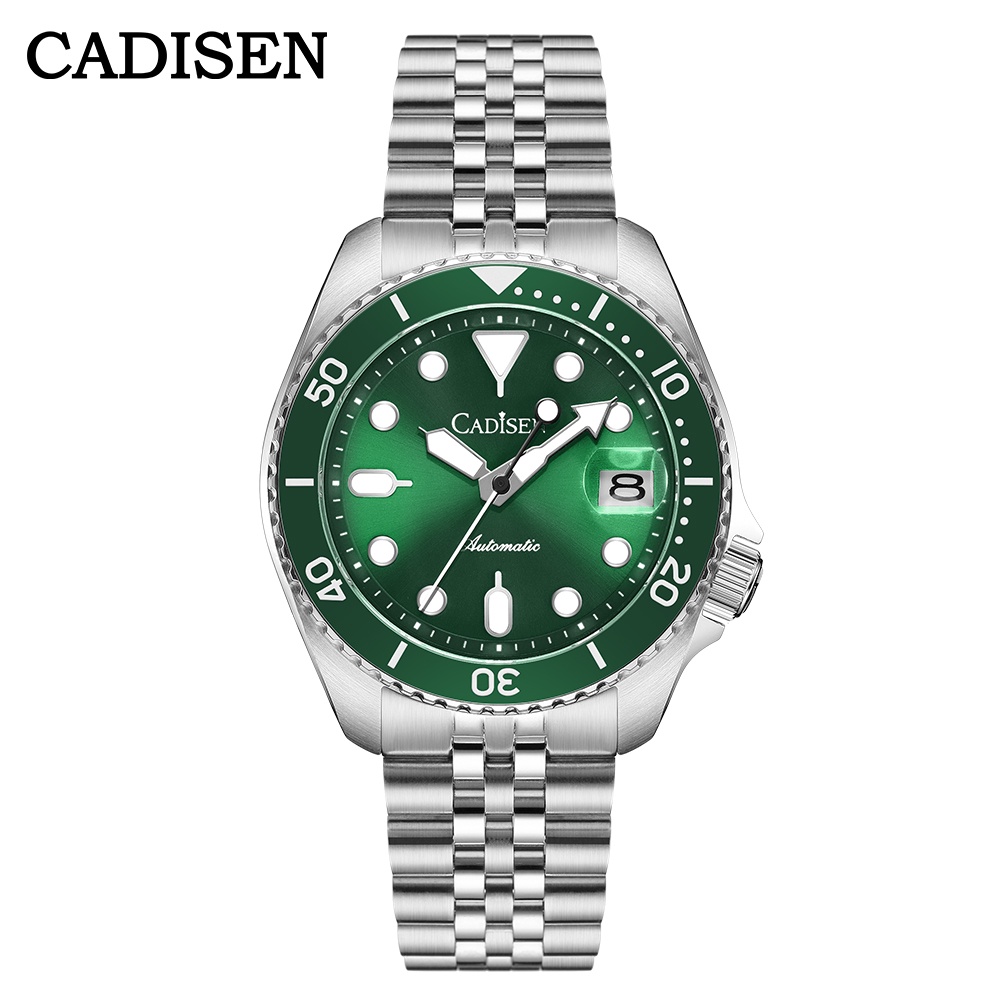 New Cadisen Mechanical Men Watch Ar Coating Sapphire Glass