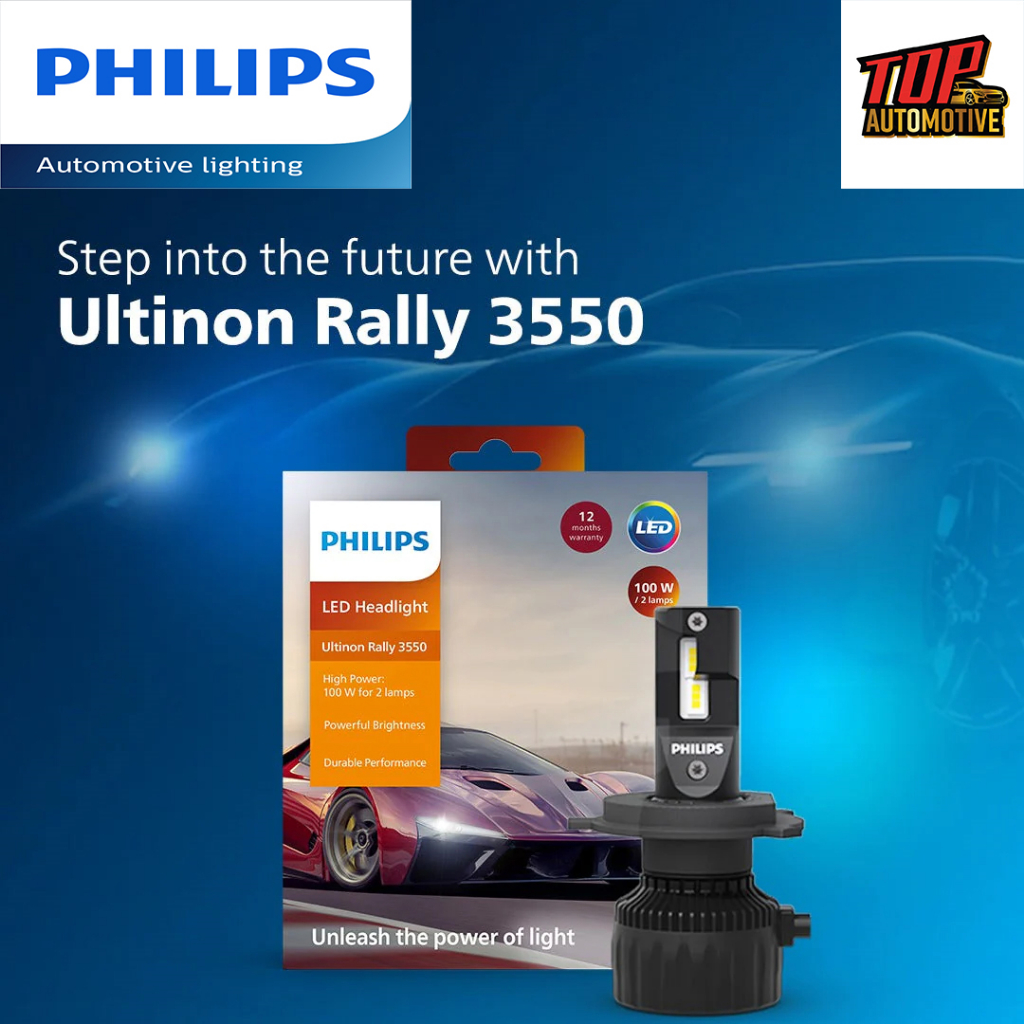 Philips Ultinon Rally Hl Led All New Power W Brightness