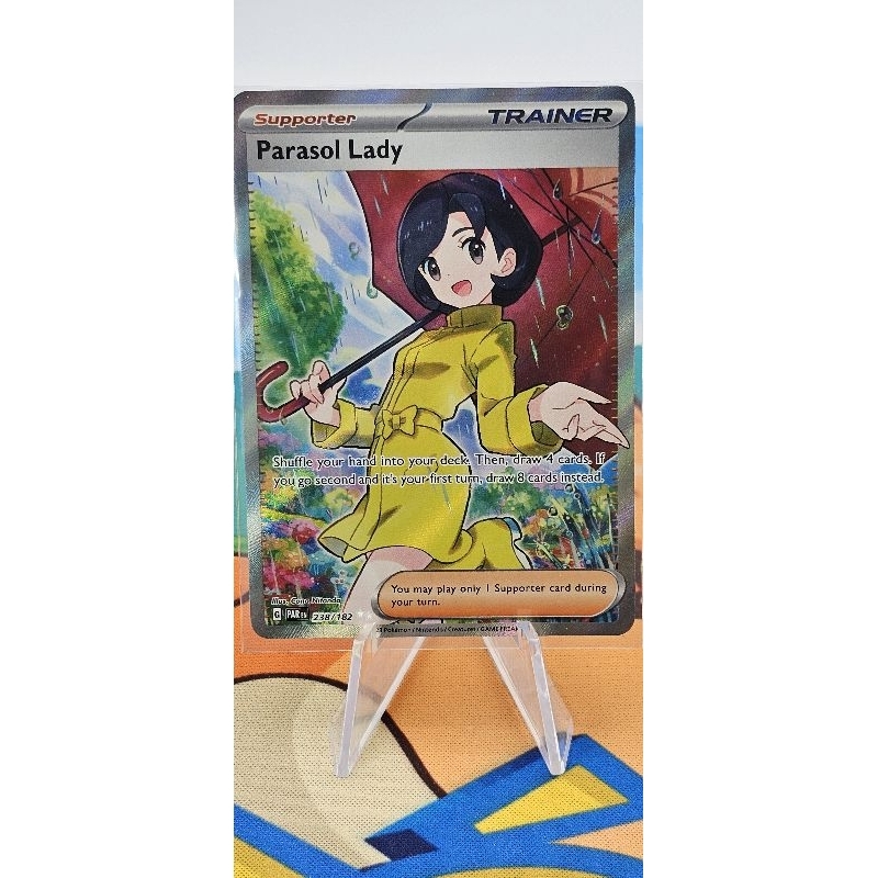 Pokemon Card Parasol Lady Trainer Eng Paradox Rift Shopee