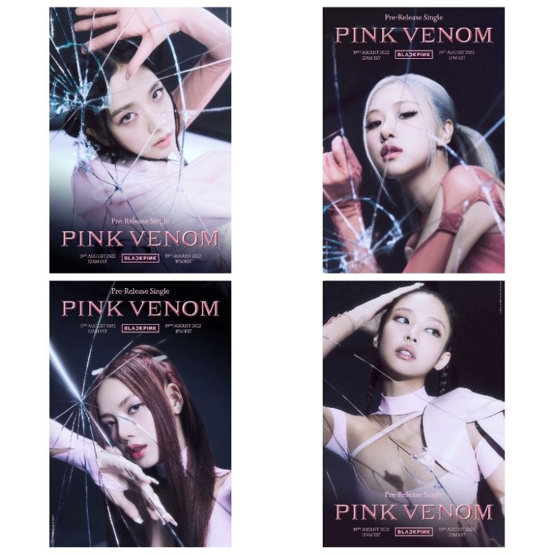 Blackpink Pink Venom Title Poster Shopee Philippines