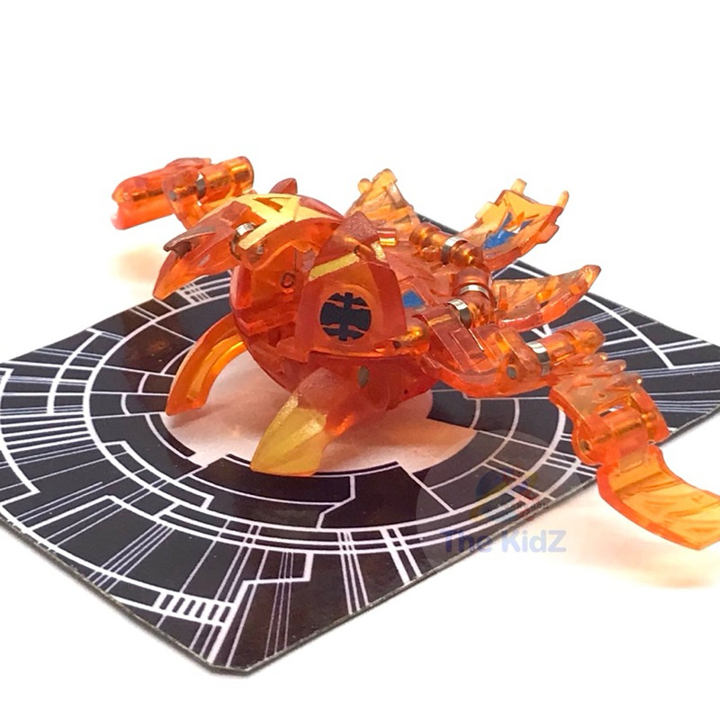 Bakugan Translucent Atmos Subterra Orange Bakusolar Battle Brawlers