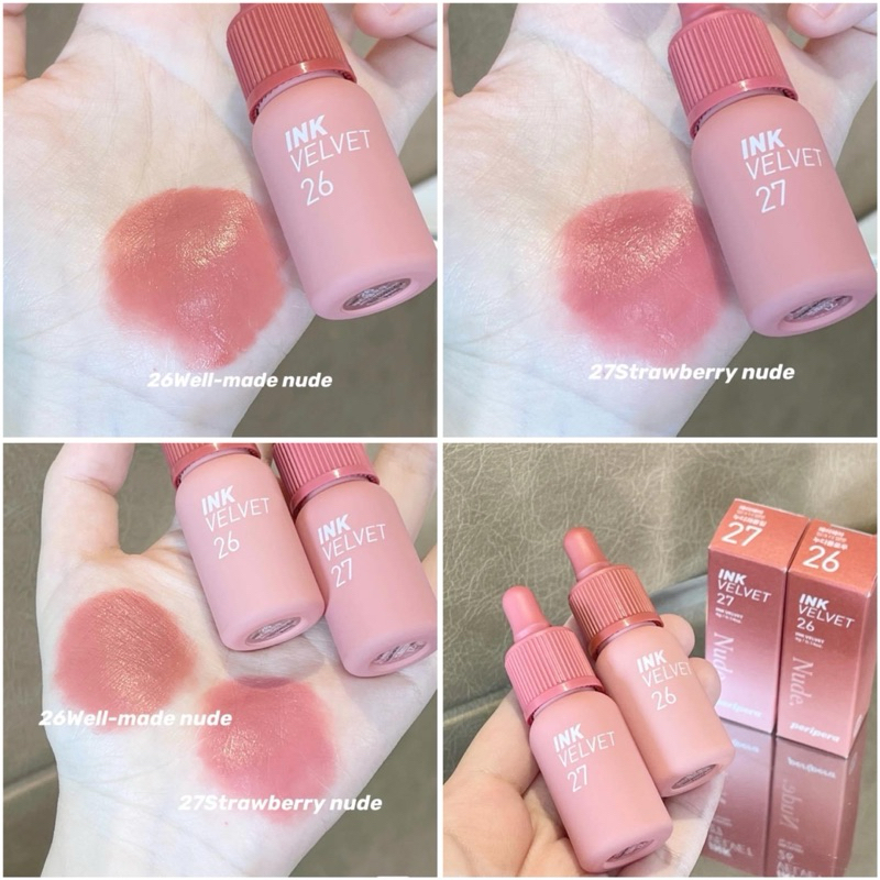 PERIPERA INK VELVET Lipstick Pampering You Like In Nude Tone With Lip