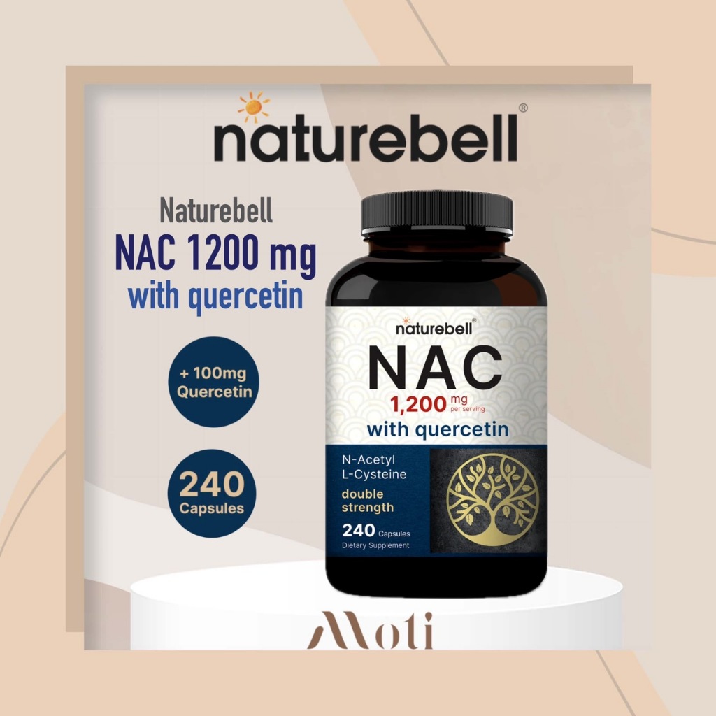 Naturebell Nac Mg With Quercetin Capsules Antioxidant