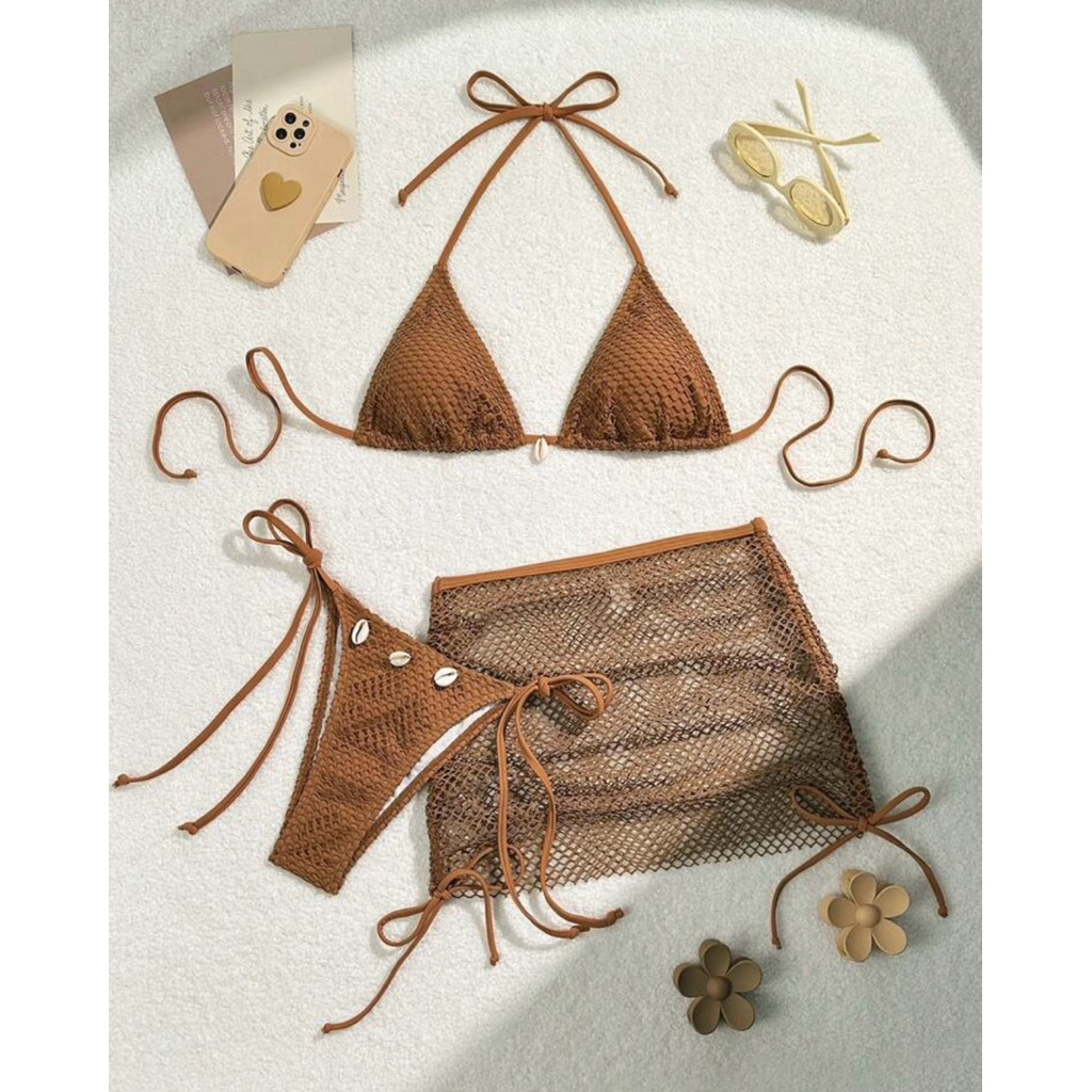 Forward Bikini Seashell Set 3 Pieces Shopee Philippines