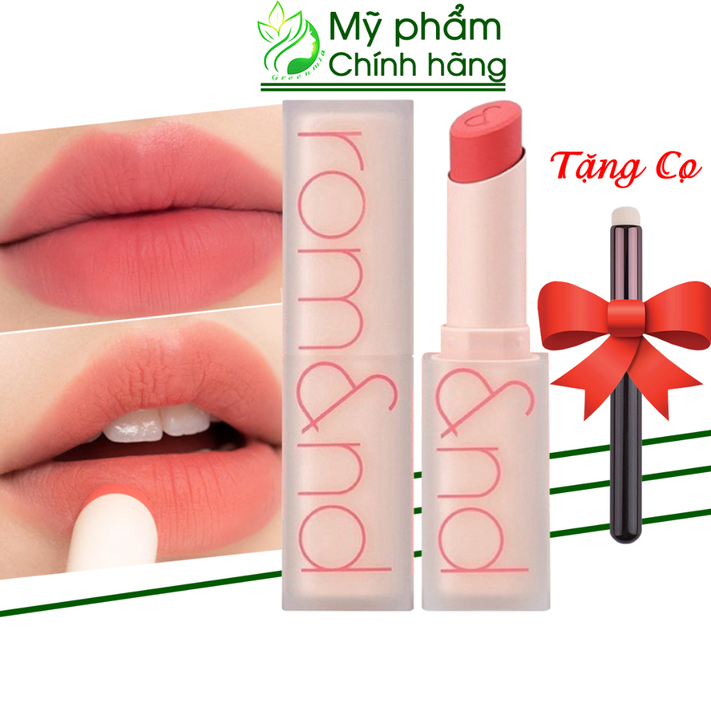 Romand Zero Adorable Coral Nude Romand Zero Matte Lipstick Genuine