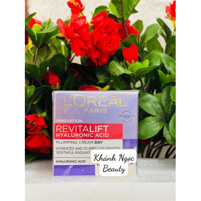 L Oreal Revitalift Hyaluronic Acid Plumping Cream Day 50ml Shopee