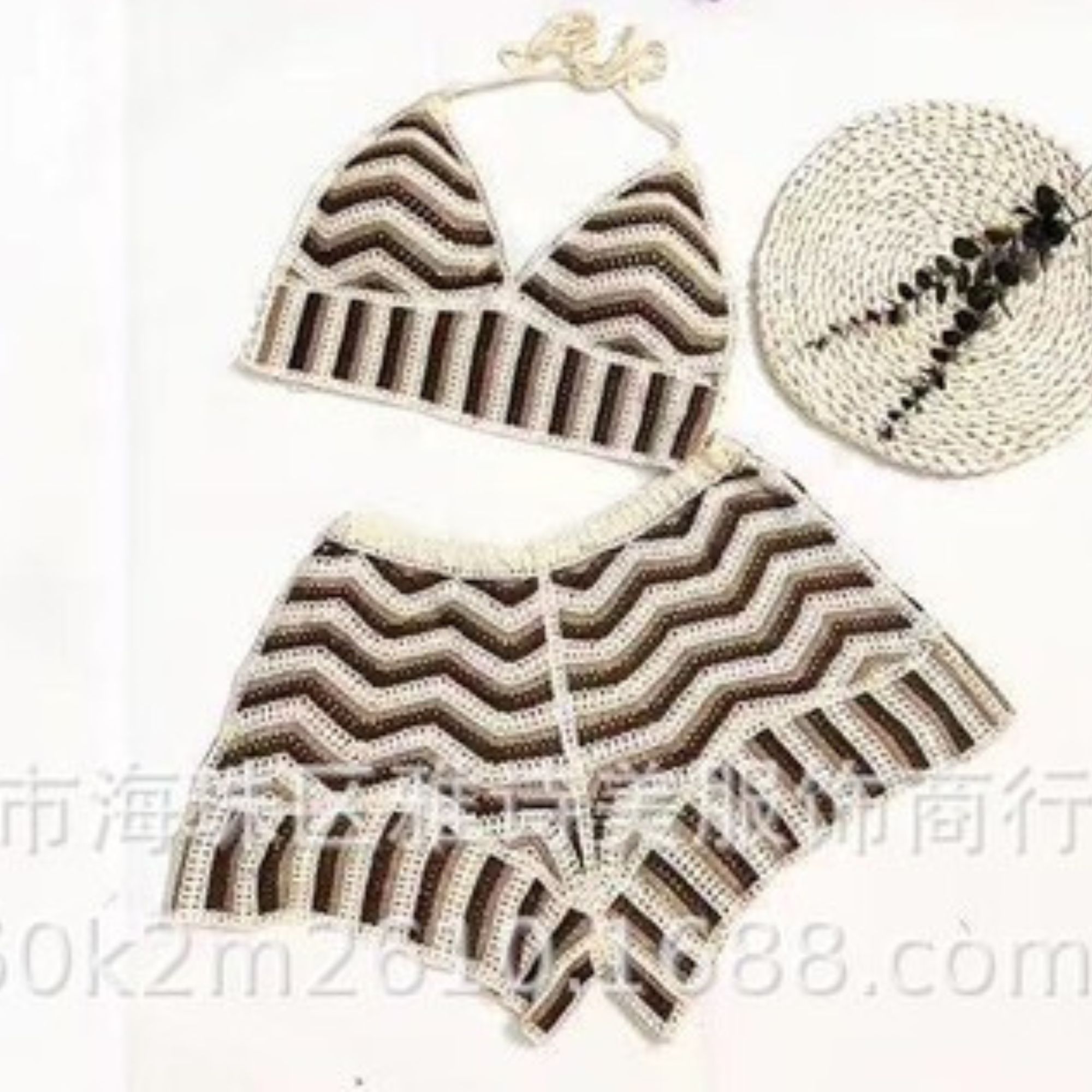 Lace Bikini Set 2 Piece Mesh Lace Beach Set Includes Pants Bra With