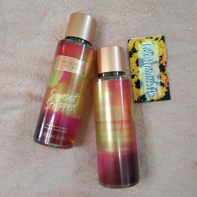 Victoria secret sunset discount stripped body mist