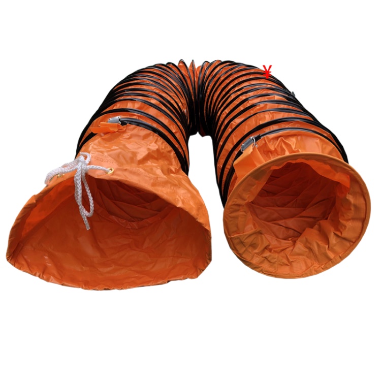 PVC nylon plastic canvas air duct ventilation pipe telescopic flexible