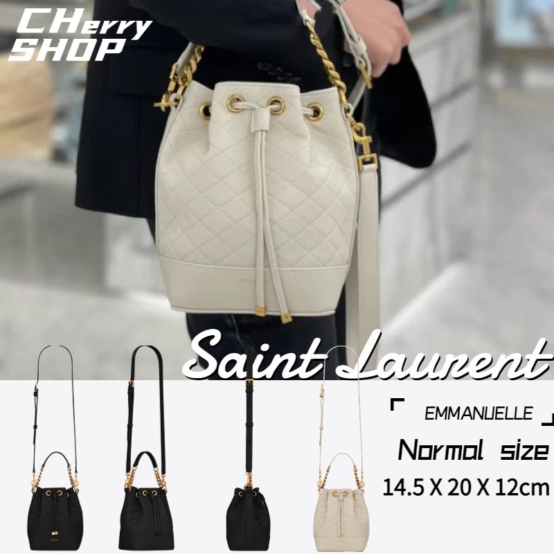 Ysl emmanuelle best sale bucket bag small