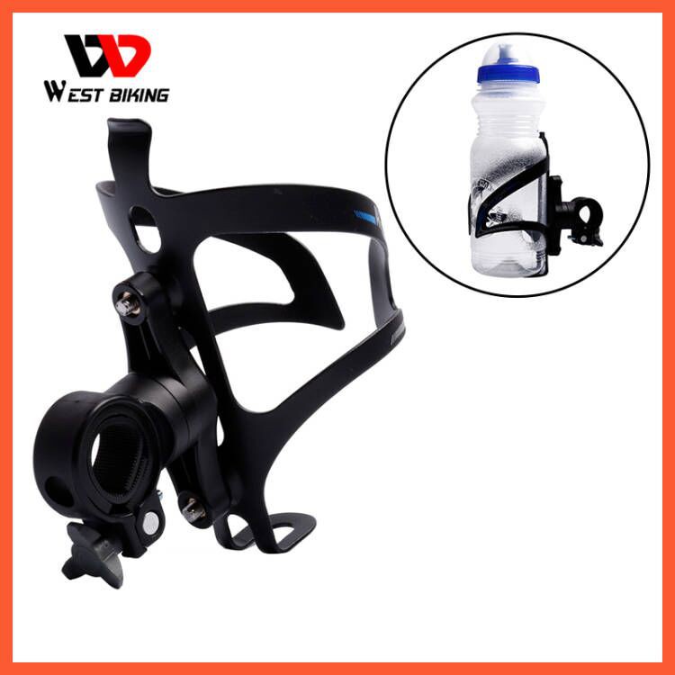 WEST BIKING Bicycle Bottle Cage Adapter 360 Degree Rotation Bike Water