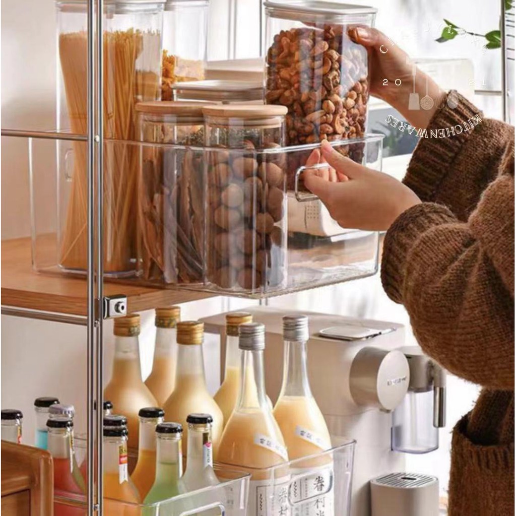 Classy Luxe Transparent Storage Box Multifunctional Organizer Desktop ...