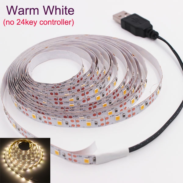 3AA Battery Powered USB LED Strip lights 50cm 1m 2m 3m 4m 5m 5V 2835 ...