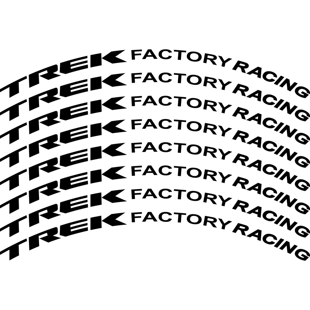 Trek Factory Racing Rim Bike Decals 13pcs Shopee Philippines