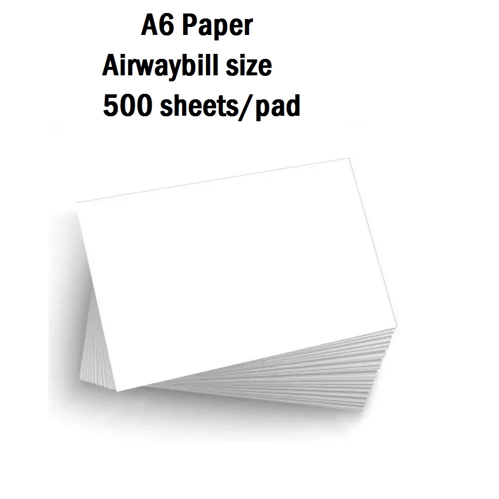 A6 Bond Paper 500 Sheets Waybill Paper Shopee Philippines 1833