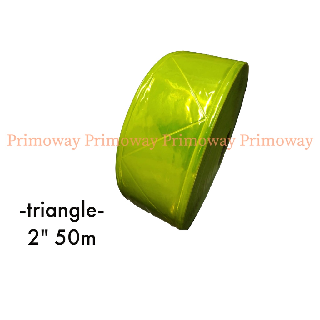 Reflector PVC Triangle design sold per roll (hazard warning, vest, bag ...