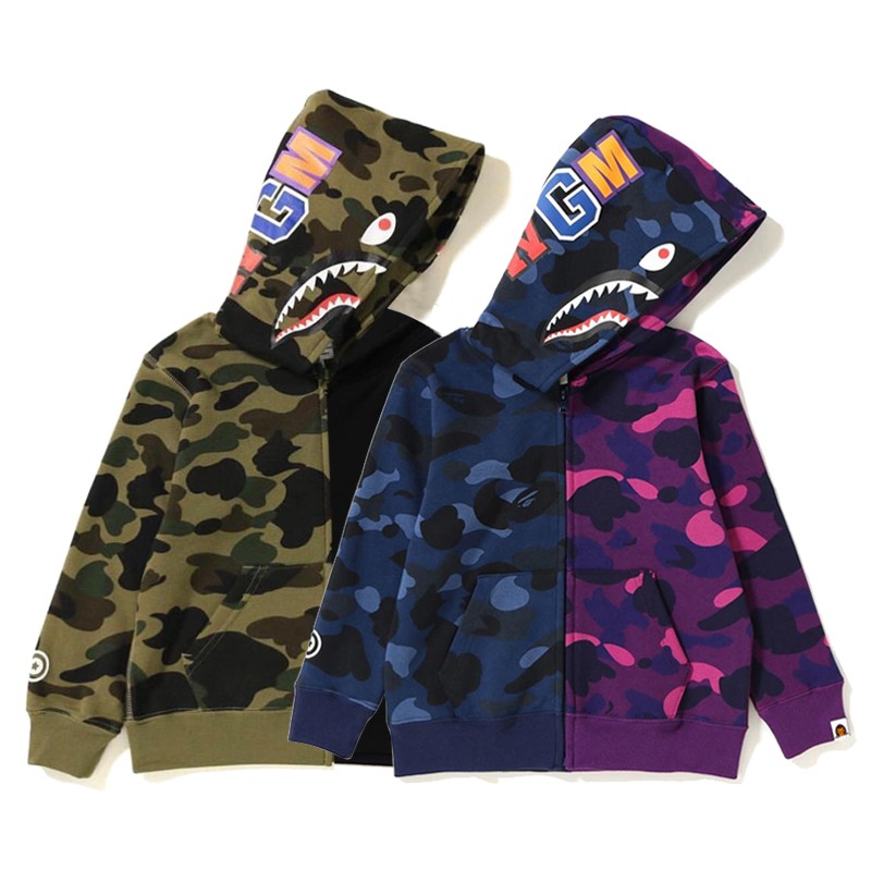 Bape jacket purple and blue sale