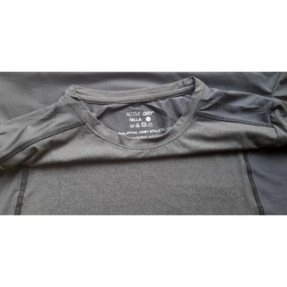 NEW ATHLETIC ACTIVE DRY T SHIRT GRAY ORIGINAL WITH COSTUMIZED REFLECTORIZED  PRINT @RMY HIGH QUALITY