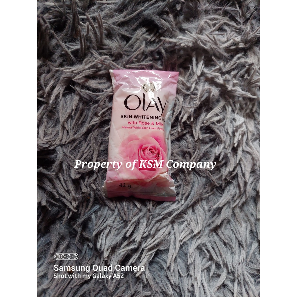 100 Original Olay Skin Whitening Soap With Rose And Milk 42g From