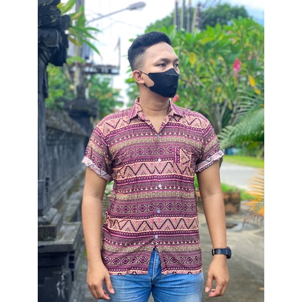 KEMEJA Ulos BATAK Men's Shirt | Shopee Philippines
