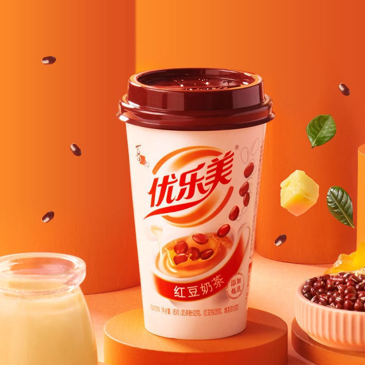 milk tea cXizhilang Youlemei 65g red bean milk tea matcha red bean