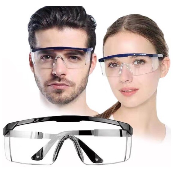 protection Clear Transparent Safety Goggles Eyes Shield Glasses