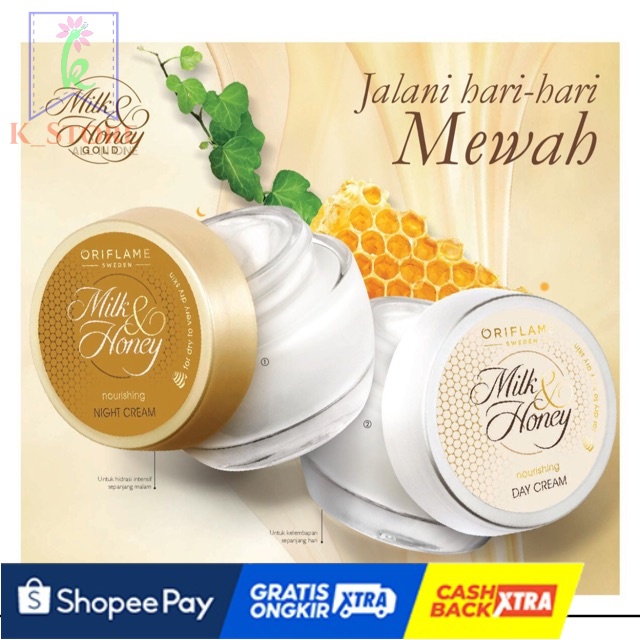 Original Product Milk & Honey Gold Nourishing Night Cream 50 gr