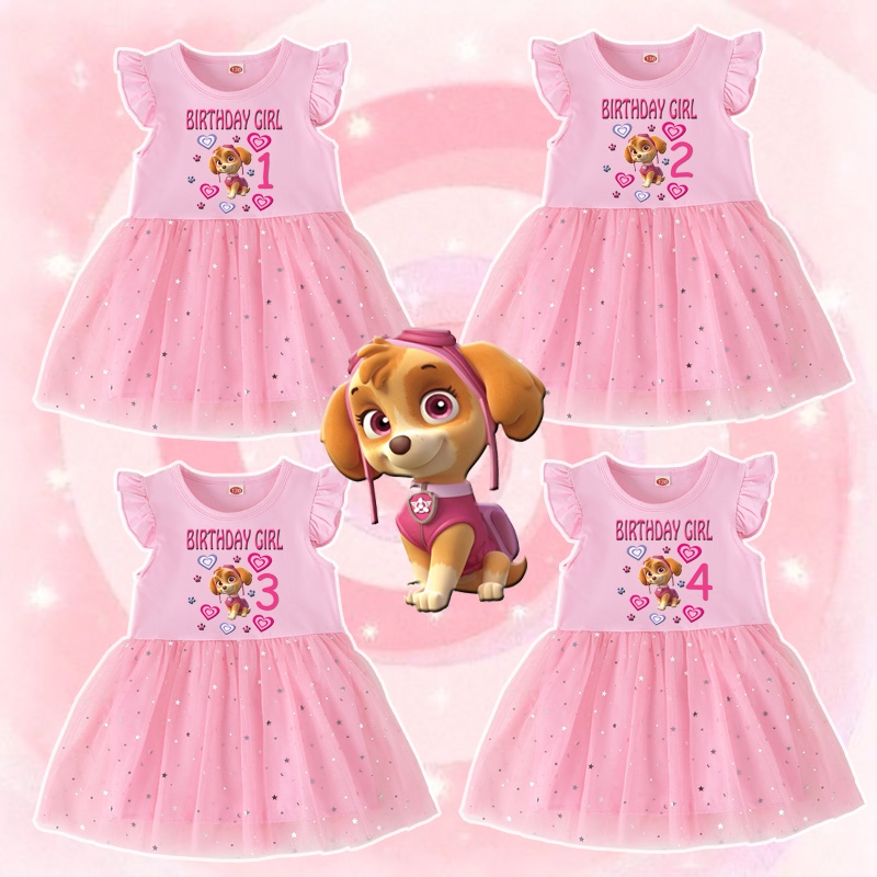 paw patrol dressing Nickelodeon Skye Girls Tennis Dress for Toddler and Big Kids Pink : Clothing, Shoes & Jewelry Pair this dress with her favorite leggings and sweater in the winter Skye Deluxe Paw Patrol Cockapoo