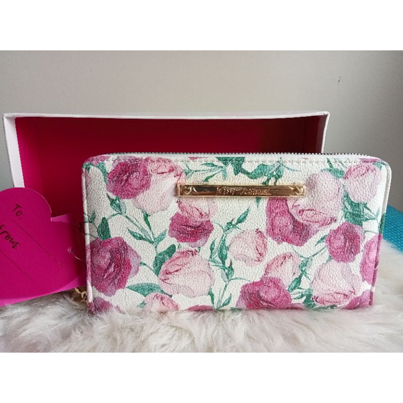 Betsey johnson floral wallet hot sale