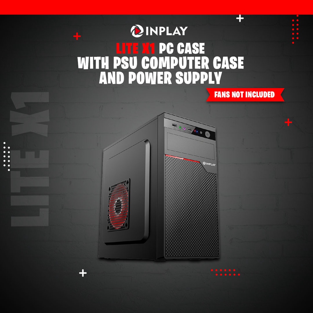 Inplay Lite X1 Computer Case With Power Supply Inplay Marketplace