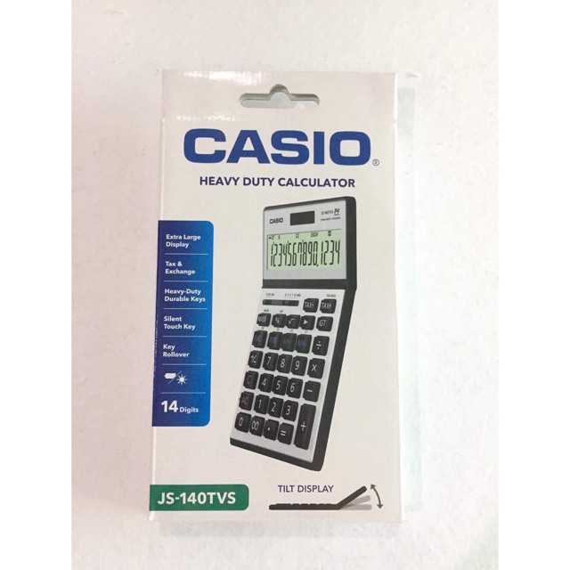 Casio Calculator 14 Digits JS140TVSSR Shopee Philippines