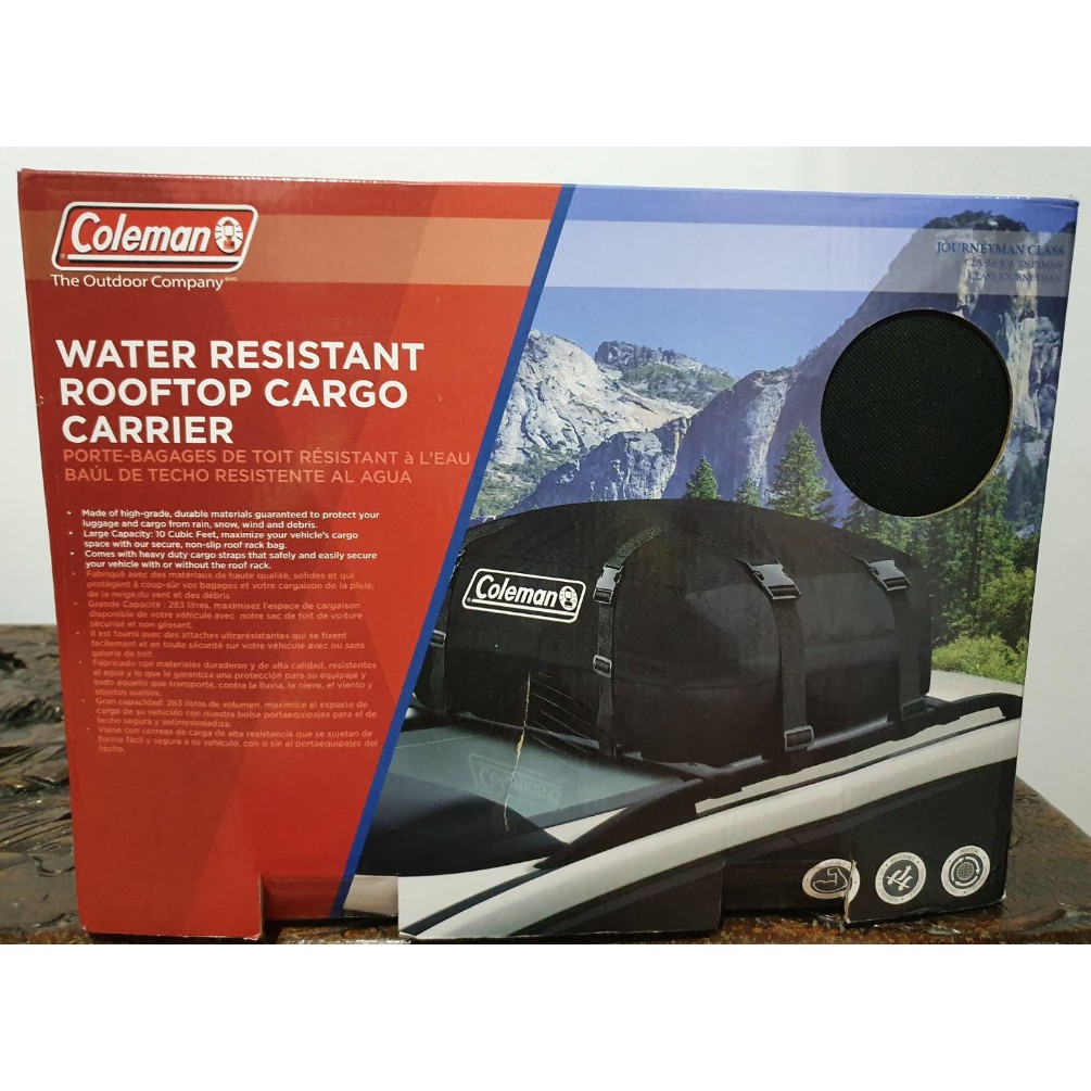 Coleman waterproof rooftop online cargo carrier